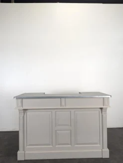 Bar aus Pinienholz mit Grauer Patina