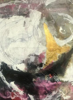 Barbara Schauß, Klimt's Heart, Acryl auf Leinwand