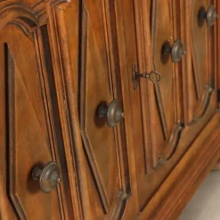 Barockes italienisches Sideboard aus Nussholz, 20. Jh