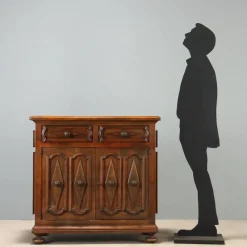 Barockes italienisches Sideboard aus Nussholz, 20. Jh
