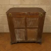 Barschrank aus geschnitztem Holz, 1930er