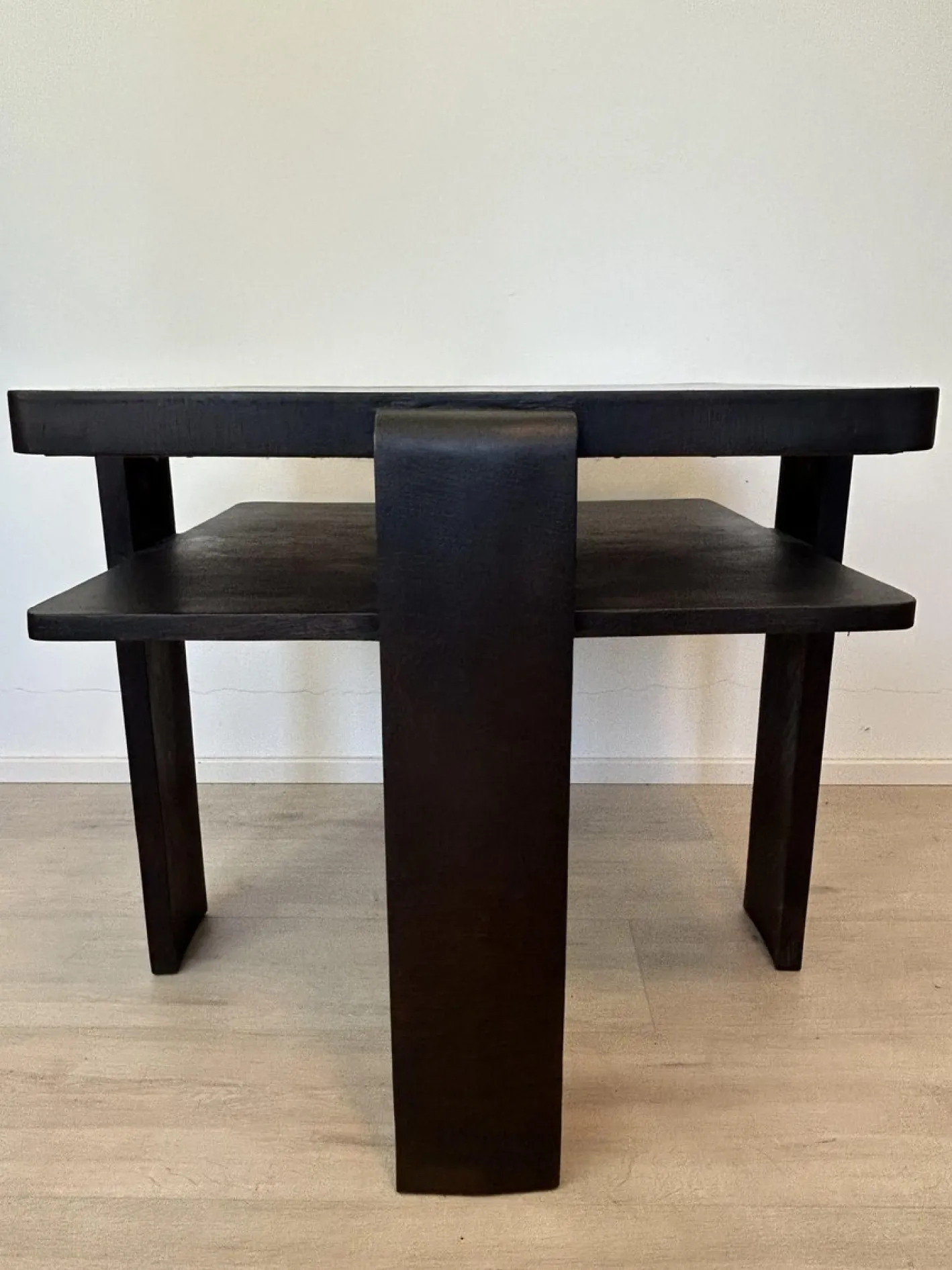 Bauhaus Couchtisch aus Holz, 1950er