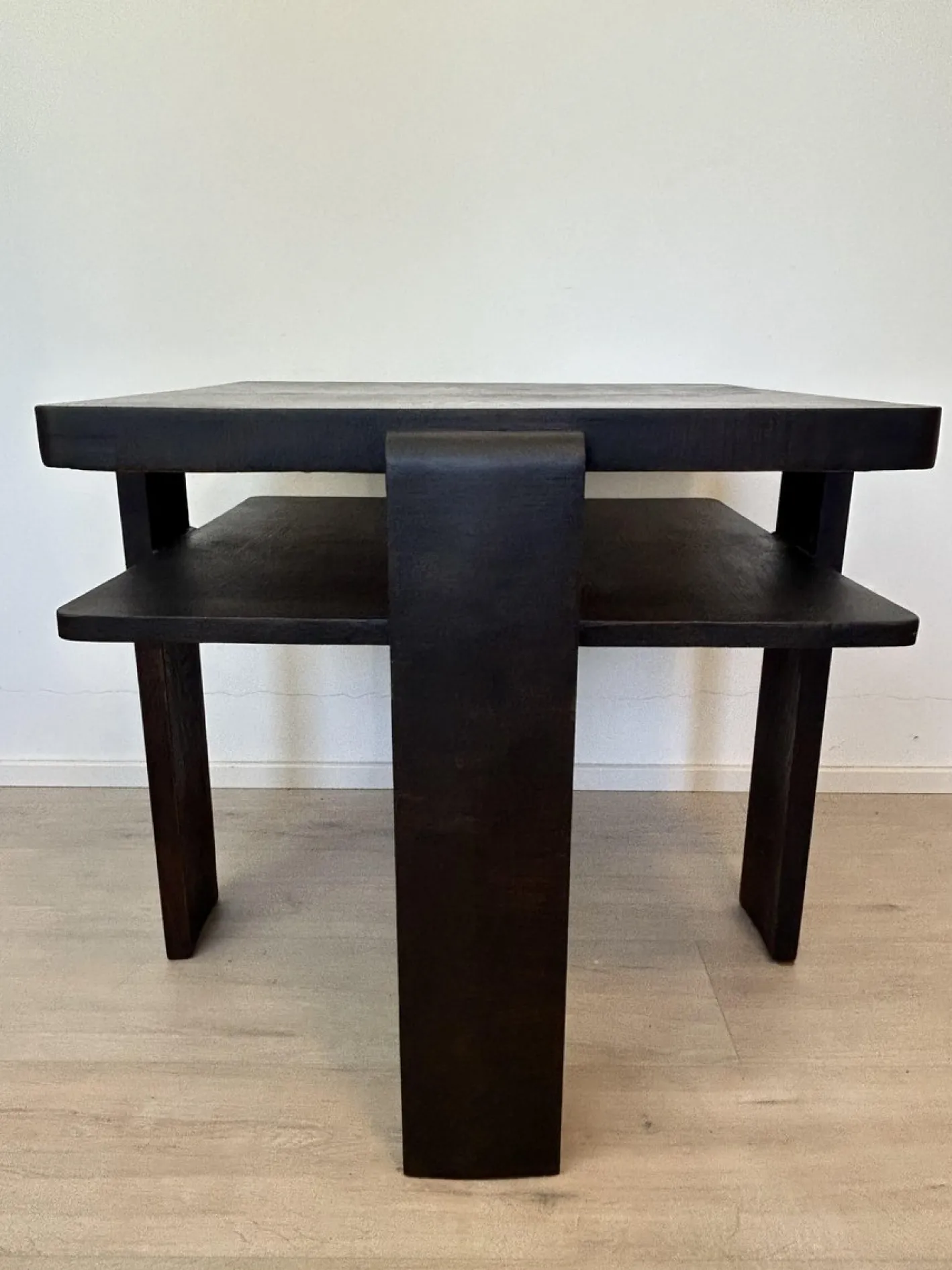 Bauhaus Couchtisch aus Holz, 1950er