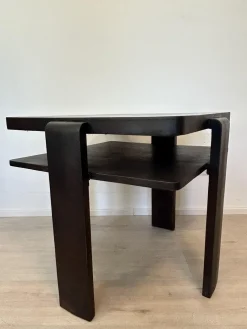 Bauhaus Couchtisch aus Holz, 1950er