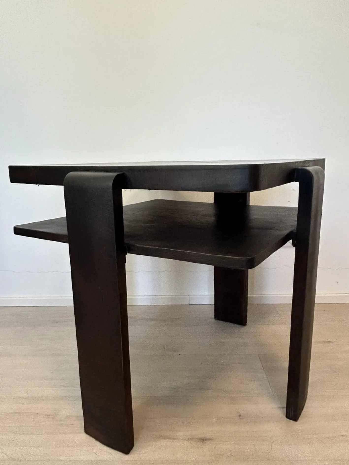Bauhaus Couchtisch aus Holz, 1950er