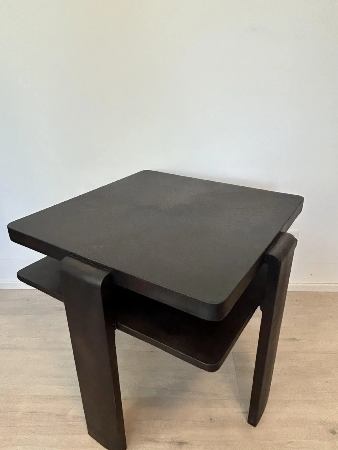 Bauhaus Couchtisch aus Holz, 1950er