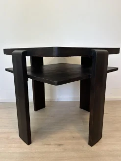 Bauhaus Couchtisch aus Holz, 1950er