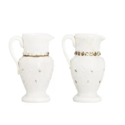 Becher aus Opalglas, 2er Set