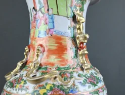 Bedeutende Canton Porzellanvase, China Spätes 19. Jh