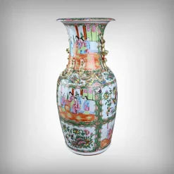 Bedeutende Canton Porzellanvase, China Spätes 19. Jh