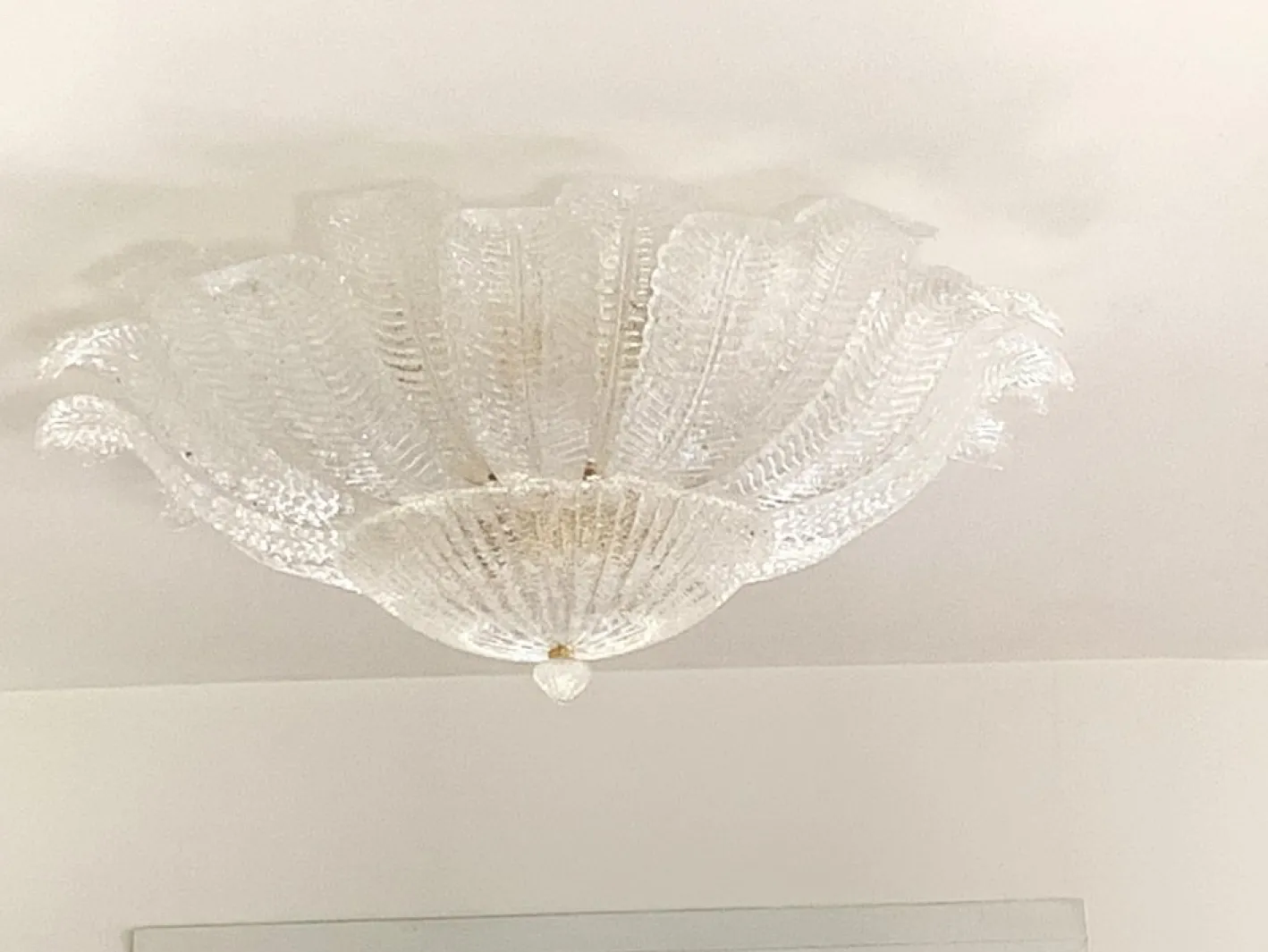 Beeindruckender italienischer Sputnik Kronleuchter aus Muranoglas von Simoeng