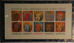 Beeldrecth Amsterdam Ausstellungsposter von Andy Warhol für Art Unlimited, 1989