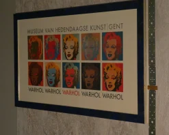 Beeldrecth Amsterdam Ausstellungsposter von Andy Warhol für Art Unlimited, 1989