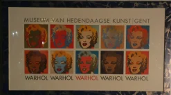 Beeldrecth Amsterdam Ausstellungsposter von Andy Warhol für Art Unlimited, 1989