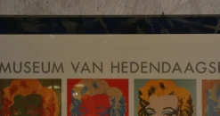 Beeldrecth Amsterdam Ausstellungsposter von Andy Warhol für Art Unlimited, 1989