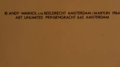 Beeldrecth Amsterdam Ausstellungsposter von Andy Warhol für Art Unlimited, 1989