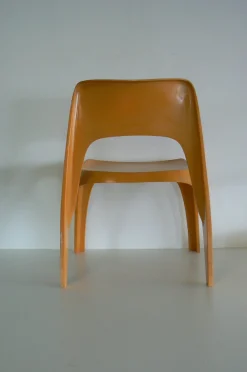 Beistellstuhl von Preben Fabricius für Interplast, 1970er