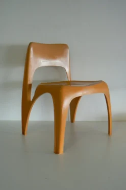 Beistellstuhl von Preben Fabricius für Interplast, 1970er