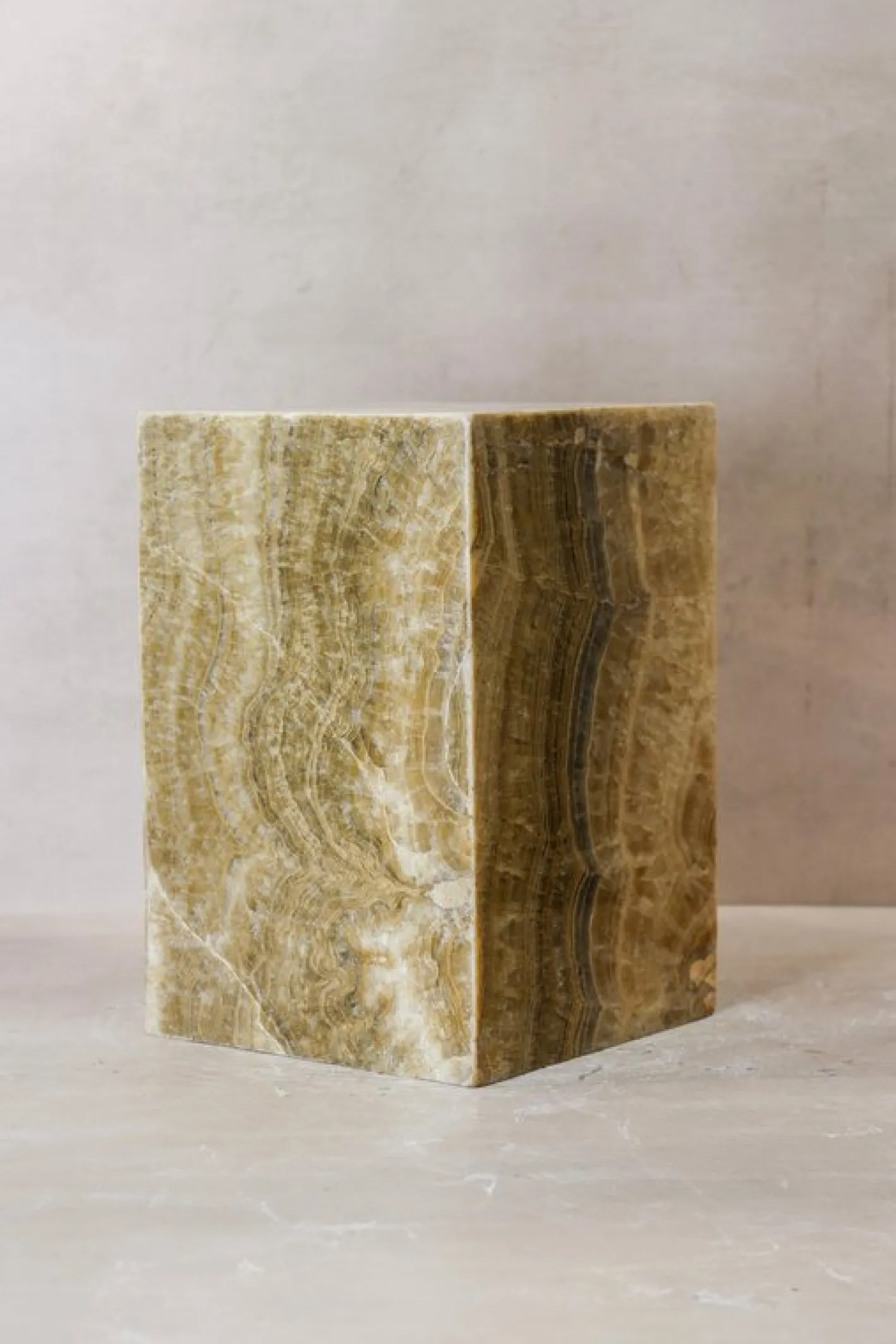 Beistelltisch aus Onyx