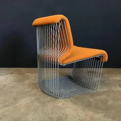 Beistelltisch & 3 Pantonova Stühle von Verner Panton für Fritz Hansen, 1971, 4er Set
