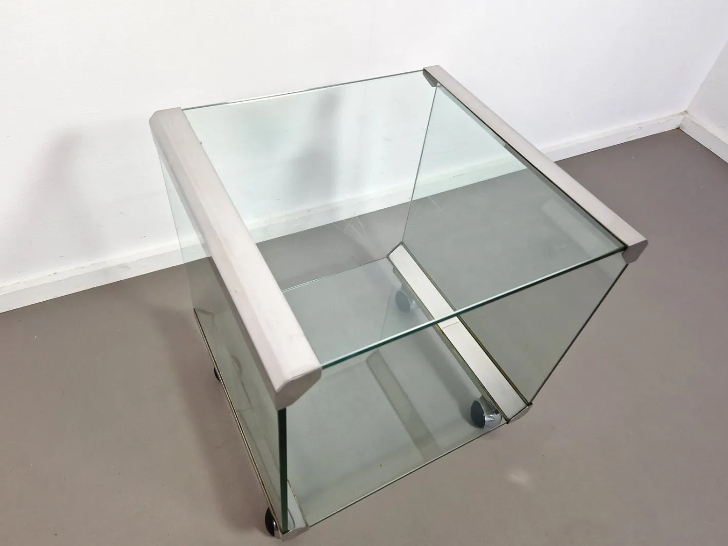 Beistelltisch Servierwagen von Pierangelo Gallotti für Gallotti & Radice, 1980er