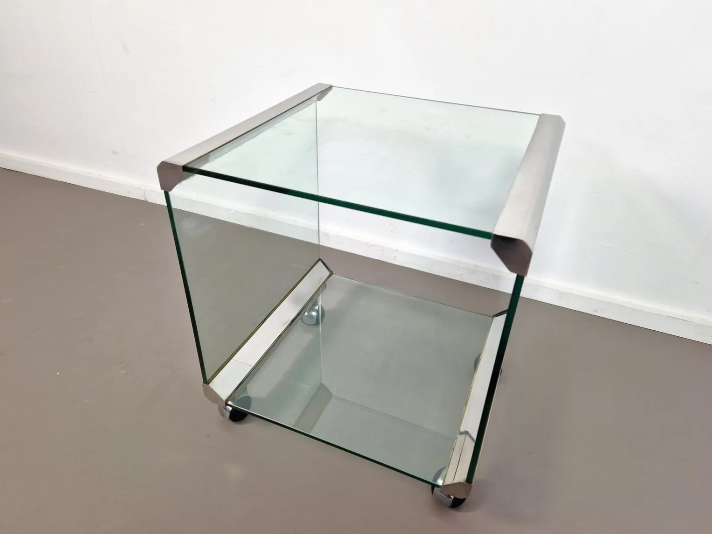 Beistelltisch Servierwagen von Pierangelo Gallotti für Gallotti & Radice, 1980er