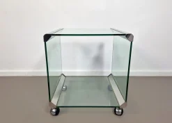 Beistelltisch Servierwagen von Pierangelo Gallotti für Gallotti & Radice, 1980er