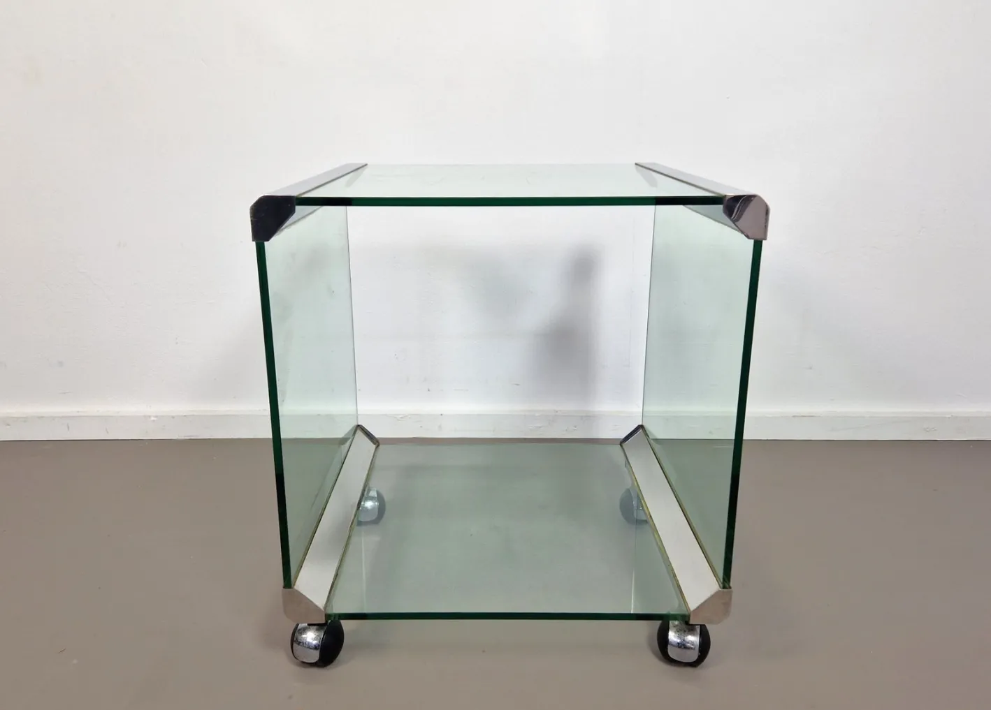Beistelltisch Servierwagen von Pierangelo Gallotti für Gallotti & Radice, 1980er