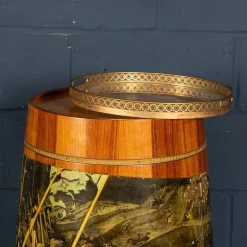 Beleuchteter italienischer Vintage Barschrank von Aldo Tura, 1960