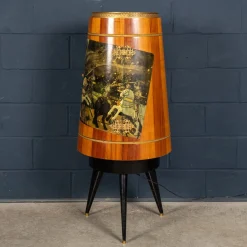 Beleuchteter italienischer Vintage Barschrank von Aldo Tura, 1960