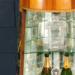 Beleuchteter italienischer Vintage Barschrank von Aldo Tura, 1960