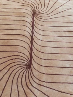 Belgischer Teppich im Op-Art Stil, 1970er