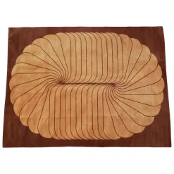 Belgischer Teppich im Op-Art Stil, 1970er