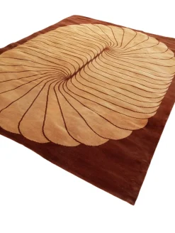 Belgischer Teppich im Op-Art Stil, 1970er