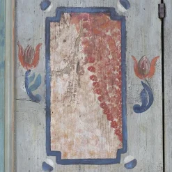 Bemalter Volkskunst Hochzeitsschrank, 1794