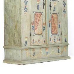 Bemalter Volkskunst Hochzeitsschrank, 1794