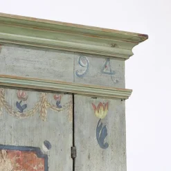 Bemalter Volkskunst Hochzeitsschrank, 1794