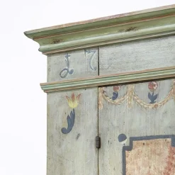 Bemalter Volkskunst Hochzeitsschrank, 1794