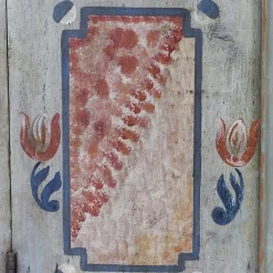 Bemalter Volkskunst Hochzeitsschrank, 1794