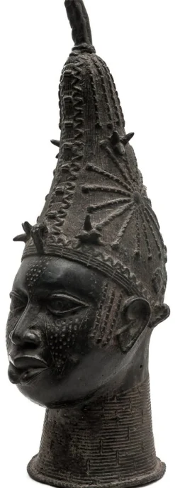 Benin Künstler, Kopf der Königin Iyoba, 1930, Bronze