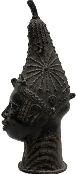 Benin Künstler, Kopf der Königin Iyoba, 1930, Bronze