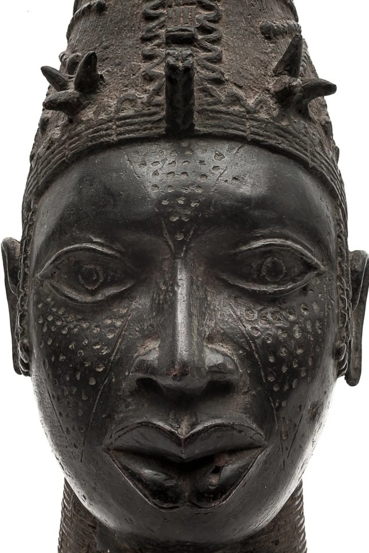 Benin Künstler, Kopf der Königin Iyoba, 1930, Bronze
