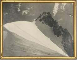 Berg, 1930er, Schwarz-Weiß-Fotografie, gerahmt