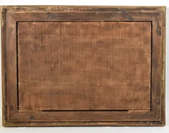 Berglandschaft Gemälde, 19. Jh., Öl auf Papier, gerahmt