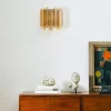 Bernsteinfarbene Palermo Wandlampe von Pure White Lines