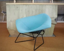 Bertoia Diamond Chair 422 in Schwarz von Harry Bertoia für Knoll International, 1990er