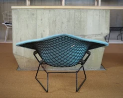 Bertoia Diamond Chair 422 in Schwarz von Harry Bertoia für Knoll International, 1990er