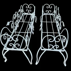 Übertöpfe aus Schmiedeeisen, 1950er, 2er Set