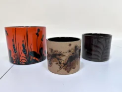 Übertöpfe oder Pflanzgefäße aus Keramik von Scheurich & Marei, Deutschland 1960er, 3er Set