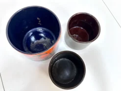 Übertöpfe oder Pflanzgefäße aus Keramik von Scheurich & Marei, Deutschland 1960er, 3er Set